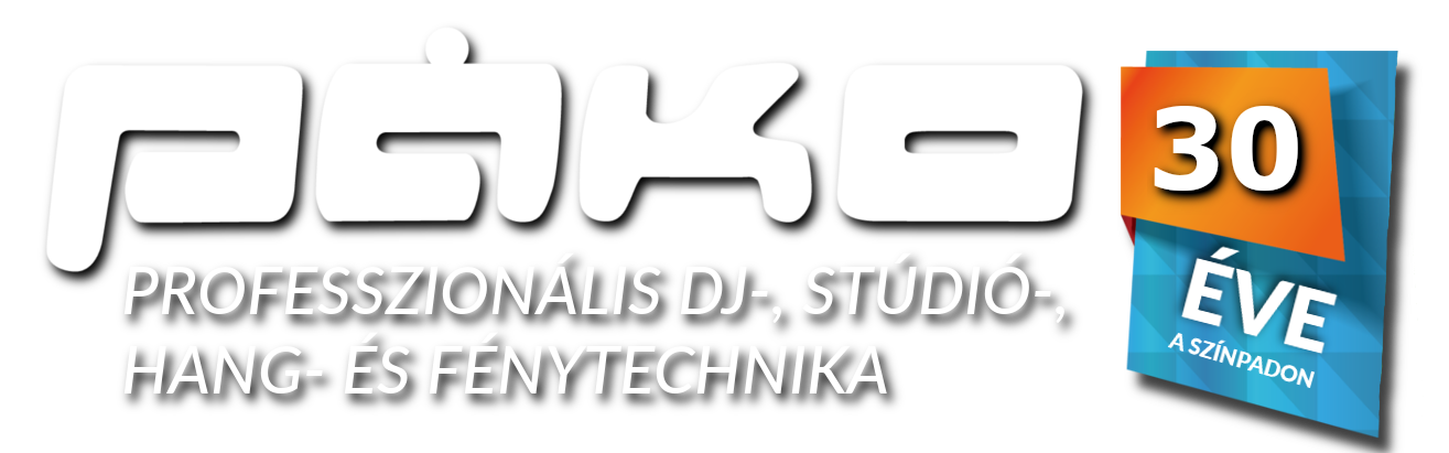 Professzionális DJ-, stúdió-, hang- és fénytechnika