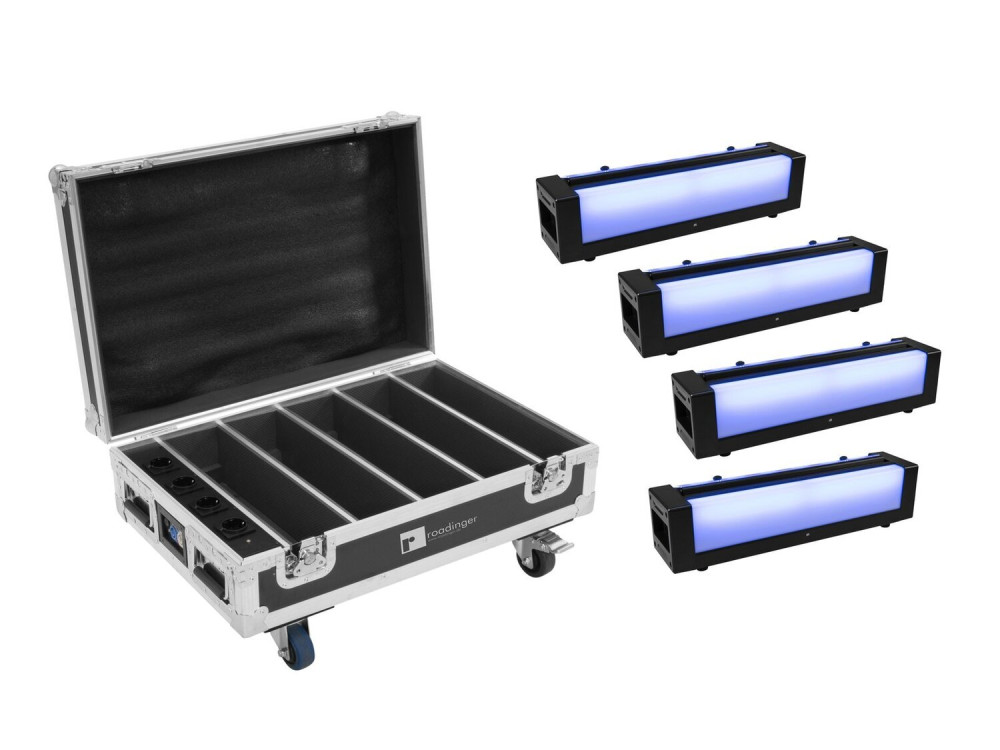 Eurolite - Set 4x AKKU Bar-6 Glow QCL