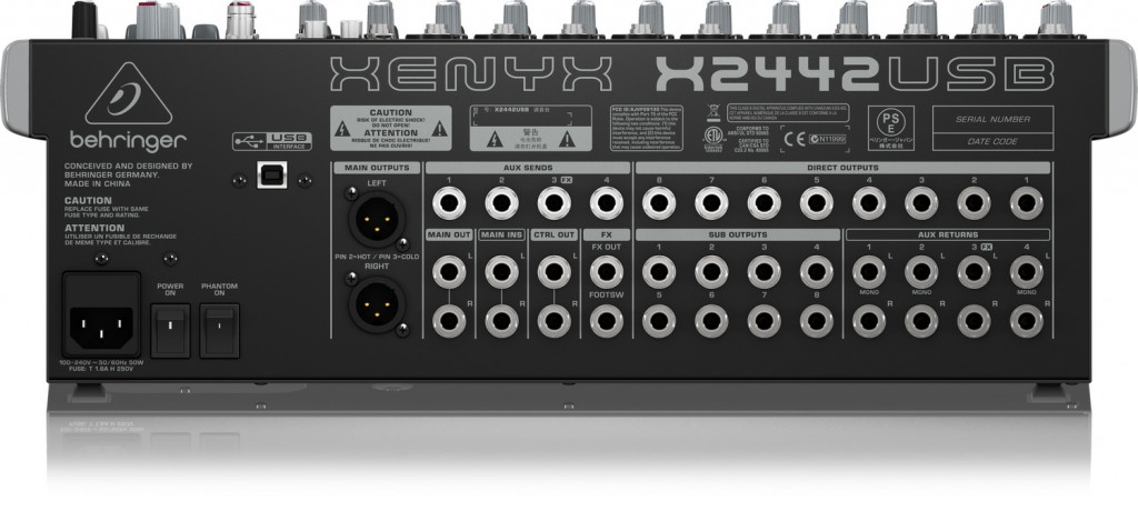 Behringer - X 2442 USB – 3. kép