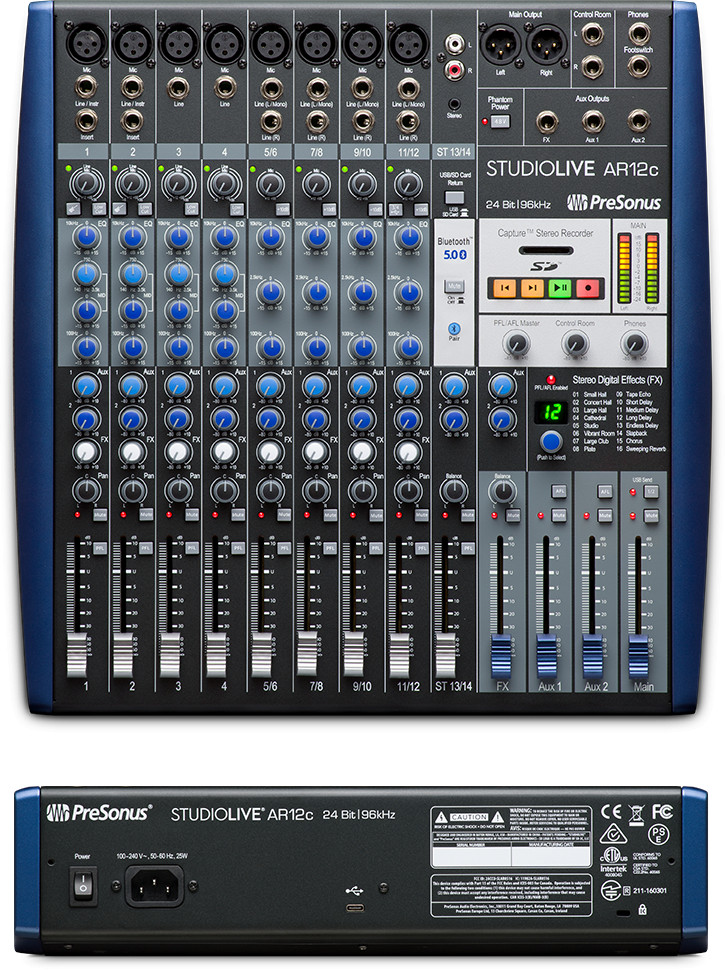 Presonus - StudioLive AR12c – 2. kép