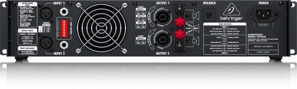 Behringer - EP 4000 – 3. kép