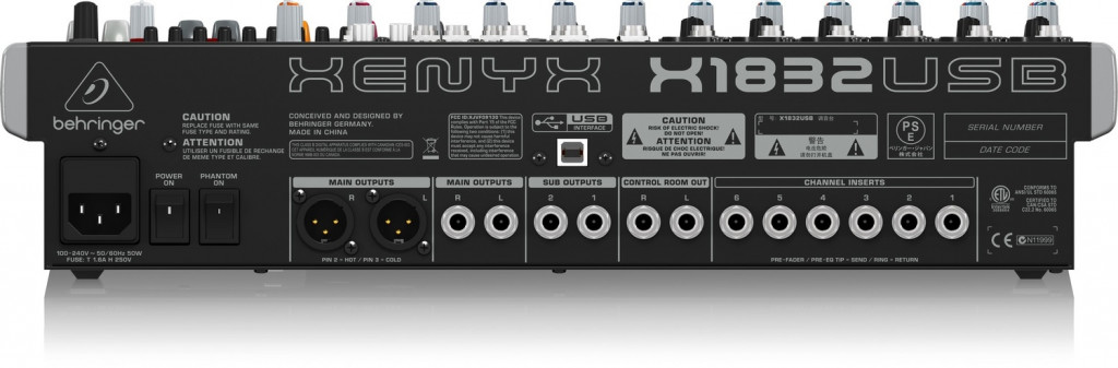 Behringer - X 1832 USB – 3. kép