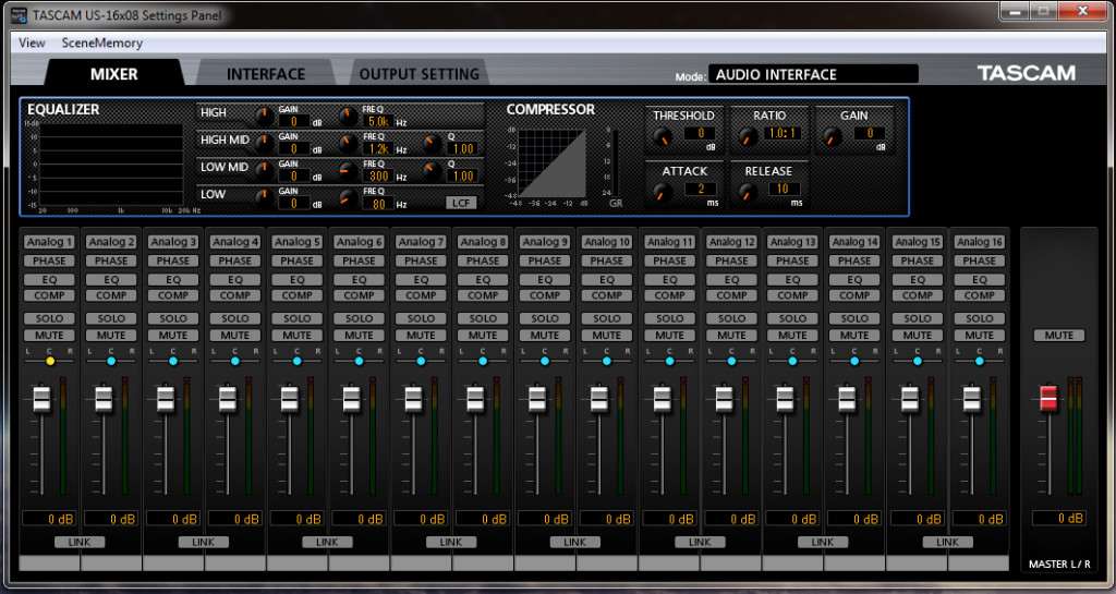 Tascam - US-16x08 – 6. kép