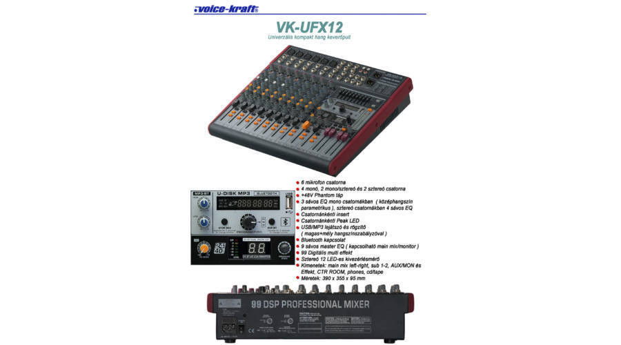 VoiceKraft - VK-UFX12 – 5. kép