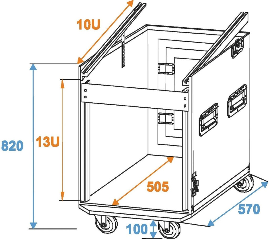 Roadinger - Special Combo Case Pro 12U – 2. kép