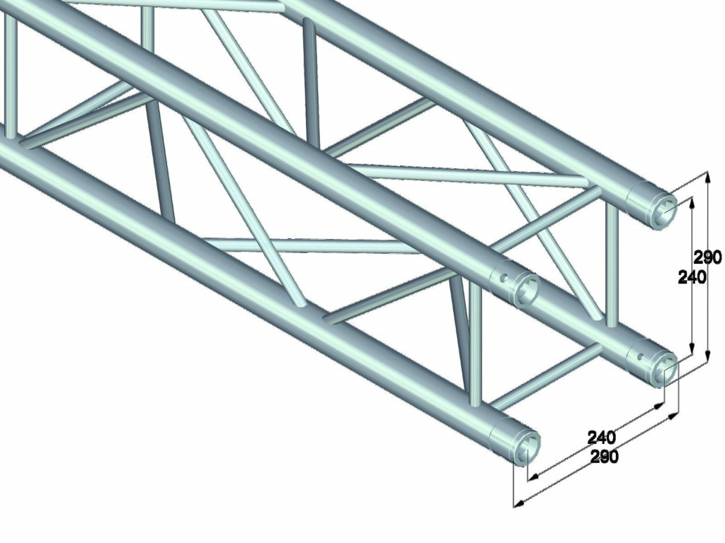 Alutruss - QUADLOCK 6082-1000 – 2. kép