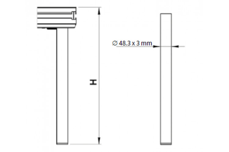 SIXTY82 - Színpad láb 80cm – 2. kép