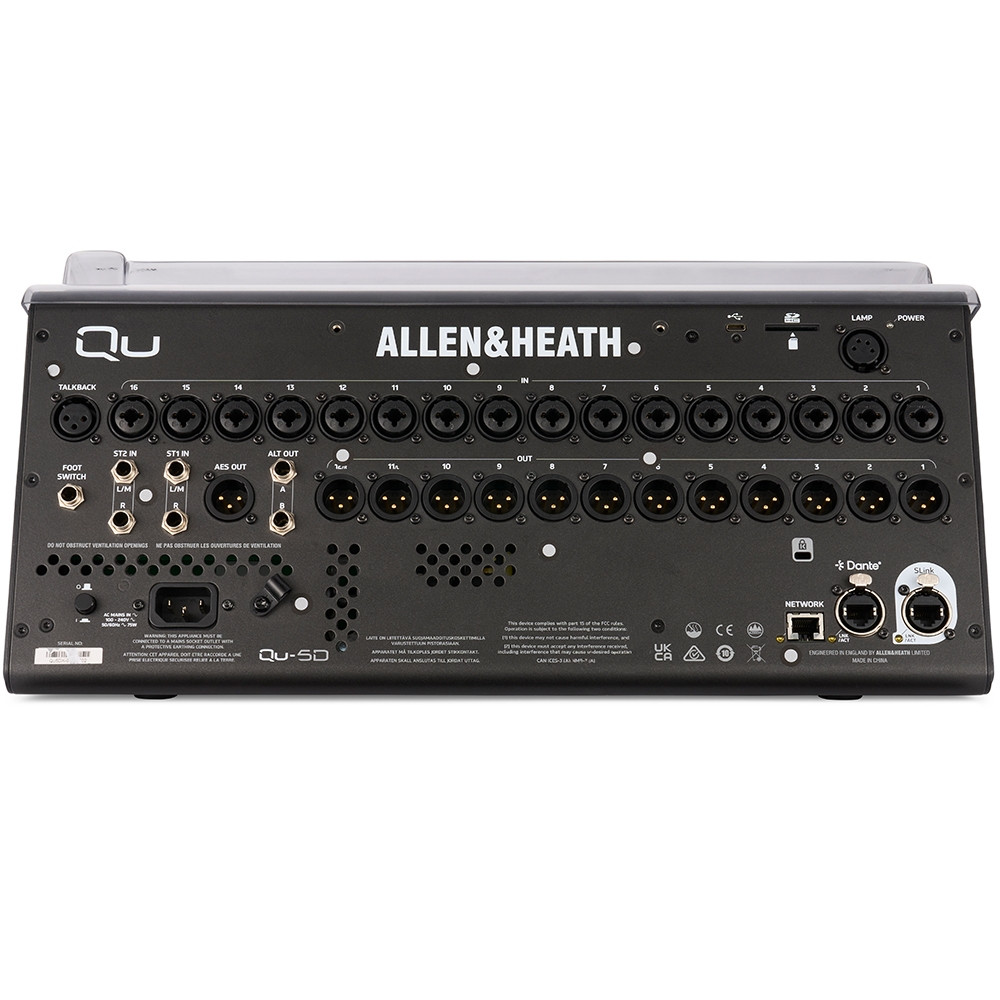 Decksaver - Allen & Heath QU5 & 5D Cover – 5. kép