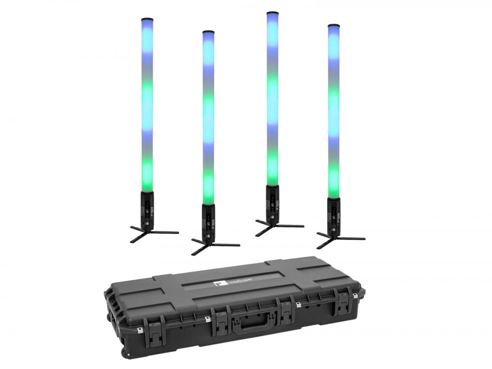 Eurolite - Set 4x AKKU IP Pixel Tube 360° PRO CRMX