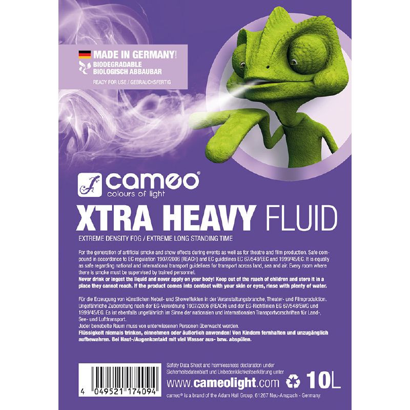 Cameo Light - Xtra Heavy Fluid 10L – 2. kép